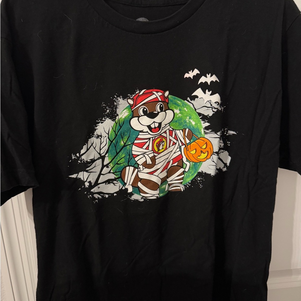 Black Buc-ee's Halloween “Boo Crew” T-Shirt Size Large